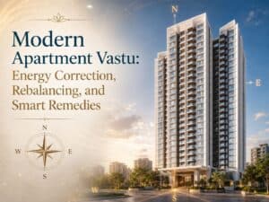 Modern apartment corrected with Vastu remedies